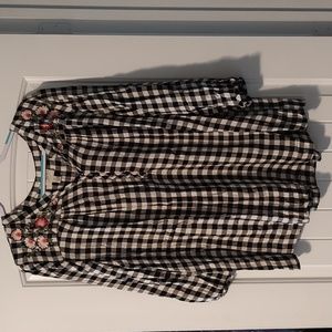 St John's Bay NWT Buffalo Plaid Bouse 2X